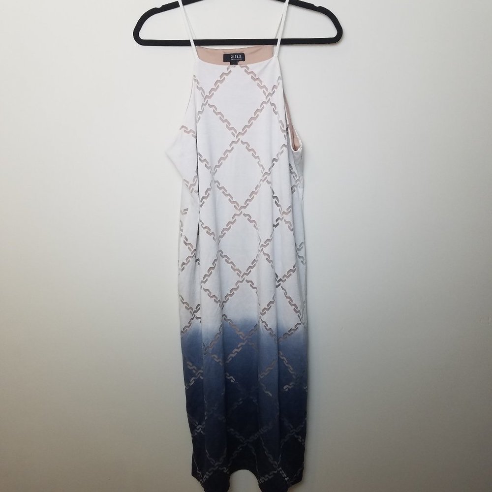 a.n.a. Midi Halter Style Summer Dress Size L